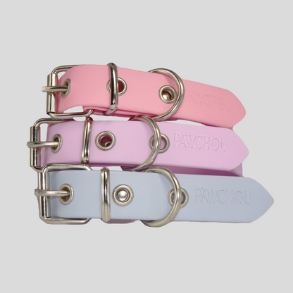 Marshmallow Drizzle Waterproof Dog Collar
